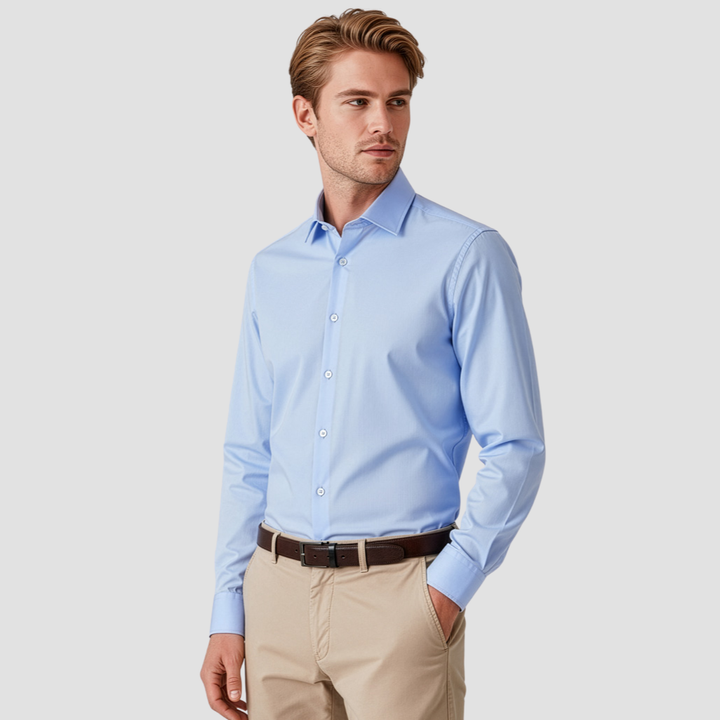 RS969ML - Mens Fashion Biz Charlie Slim Fit Long Sleeve Shirt