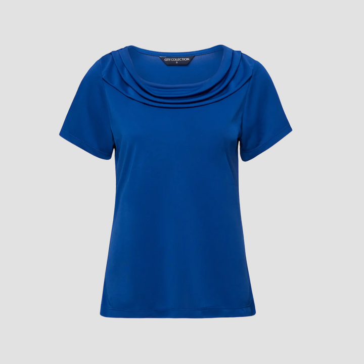 2227 - Womens City Collection Eva Short Sleeve Top