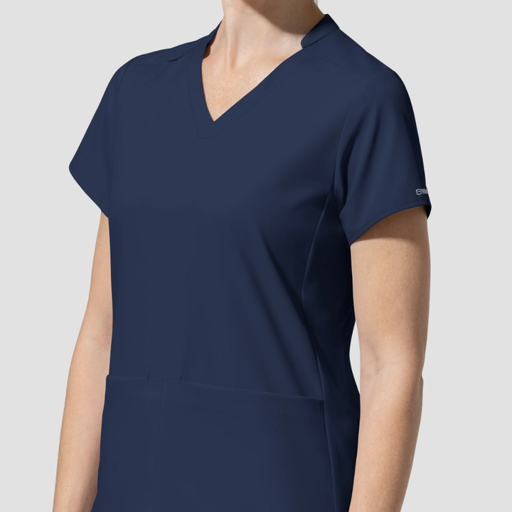 6270 - Womens Wink Waterproof Aura Allure V-Neck Scrub Top