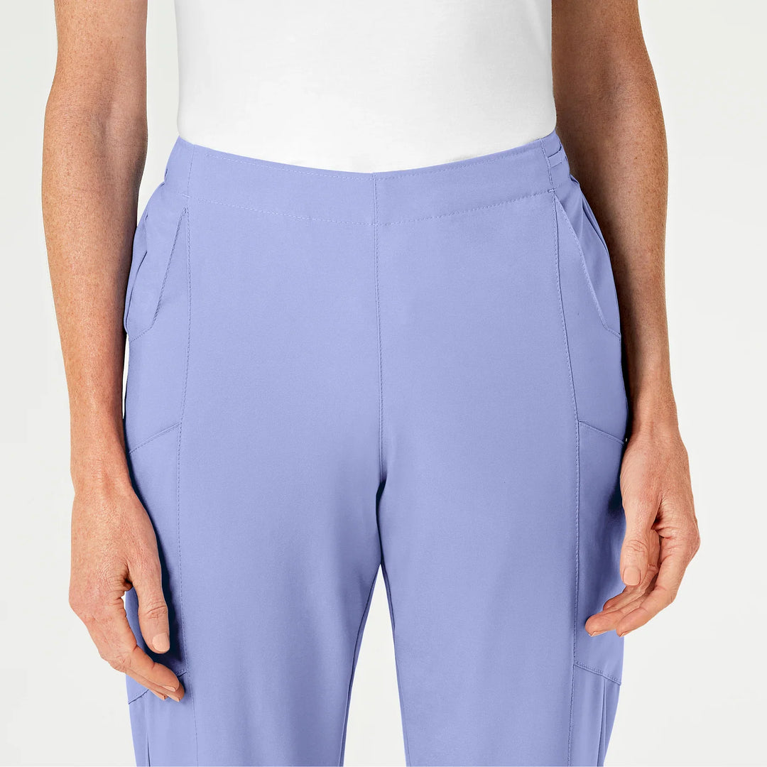 Ceil Blue - W123 Womens Cargo Pant Set