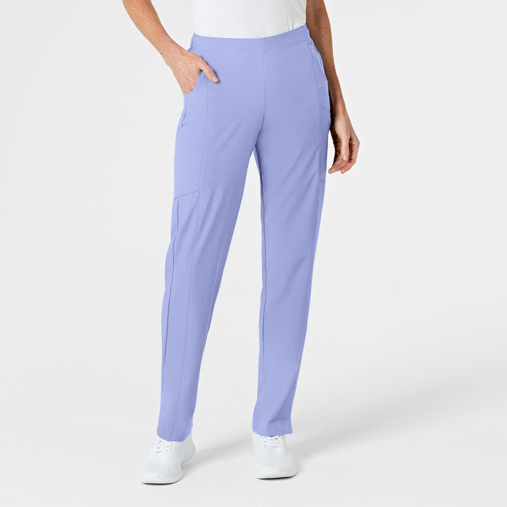 5155 - Womens Wink W123 Flat  Front Cargo Scrub Pant