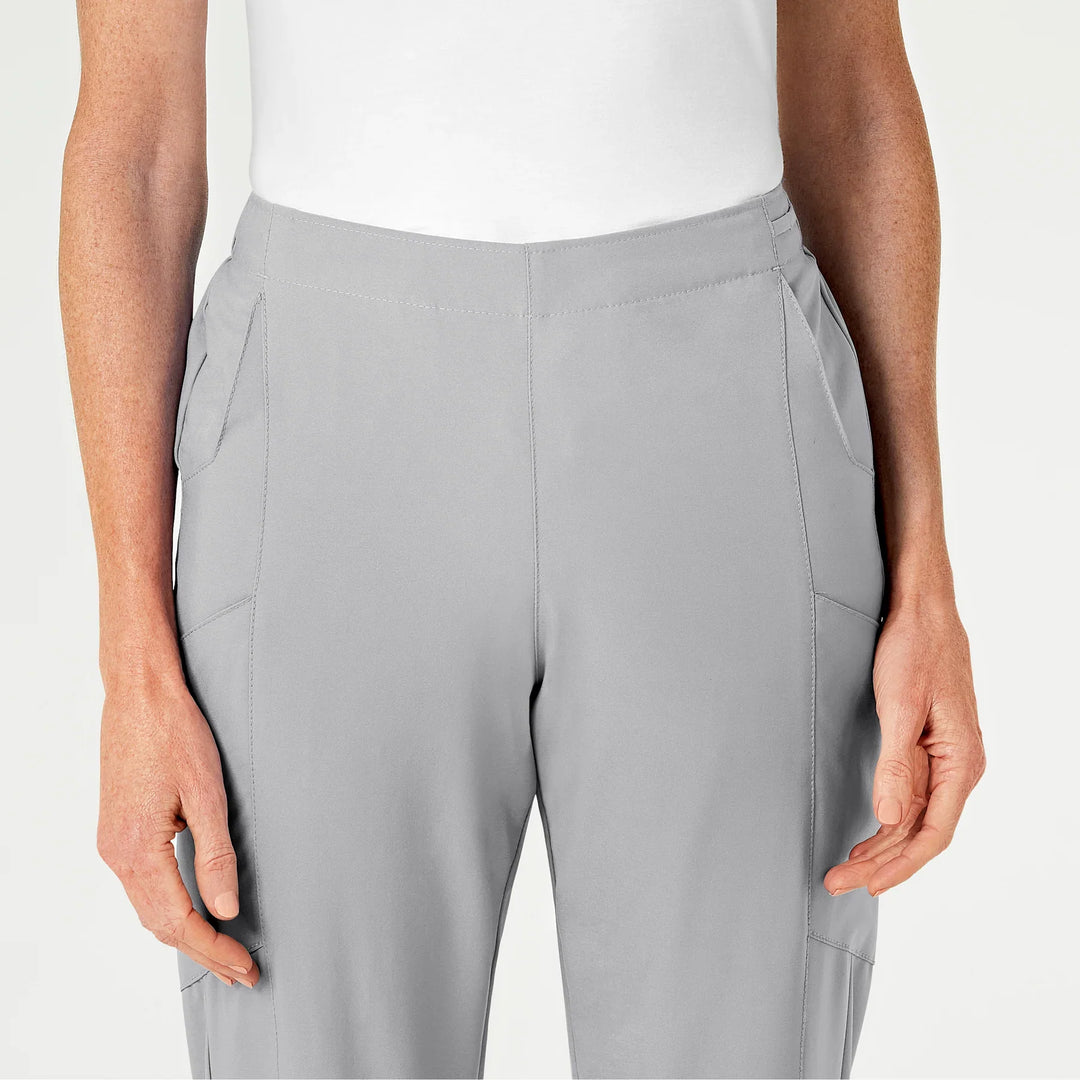 Light Grey - W123 Womens Cargo Pant Set