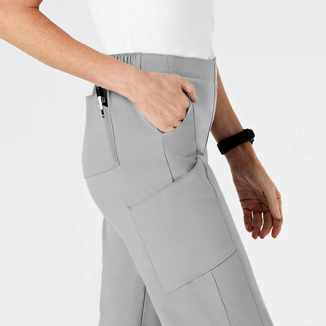 Light Grey - W123 Womens Cargo Pant Set