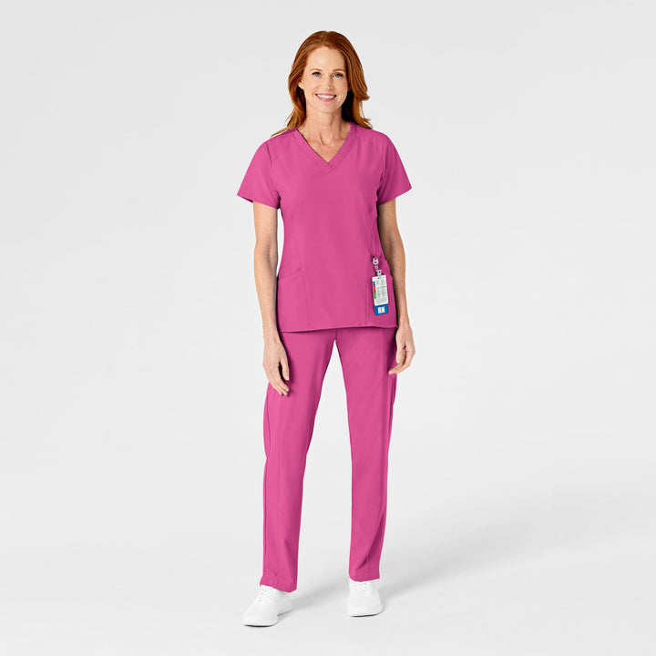 Hot Pink - W123 Womens Cargo Pant Set