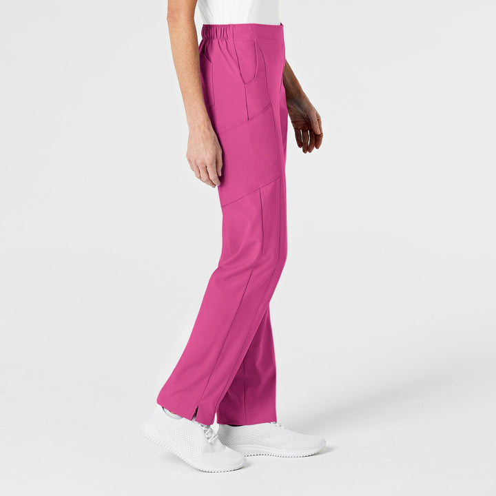 Hot Pink - W123 Womens Cargo Pant Set