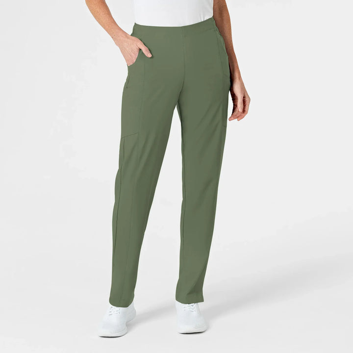 Olive - W123 Womens Cargo Pant Set