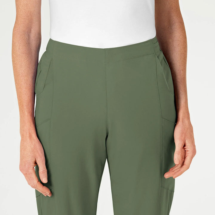 Olive - W123 Womens Cargo Pant Set
