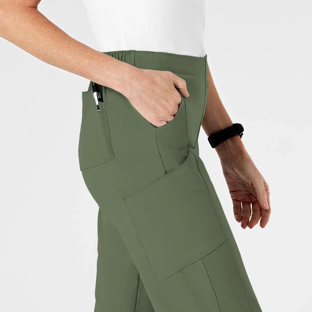 Olive - W123 Womens Cargo Pant Set