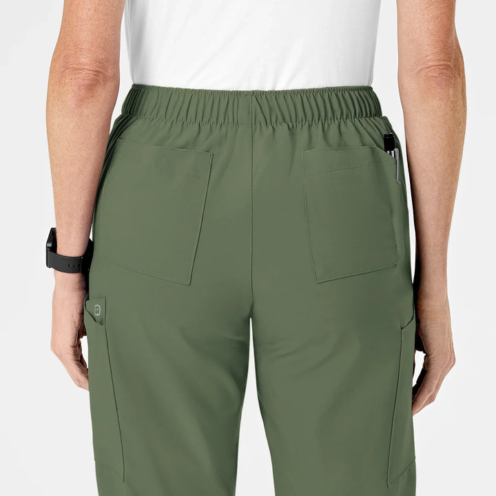 Olive - W123 Womens Cargo Pant Set