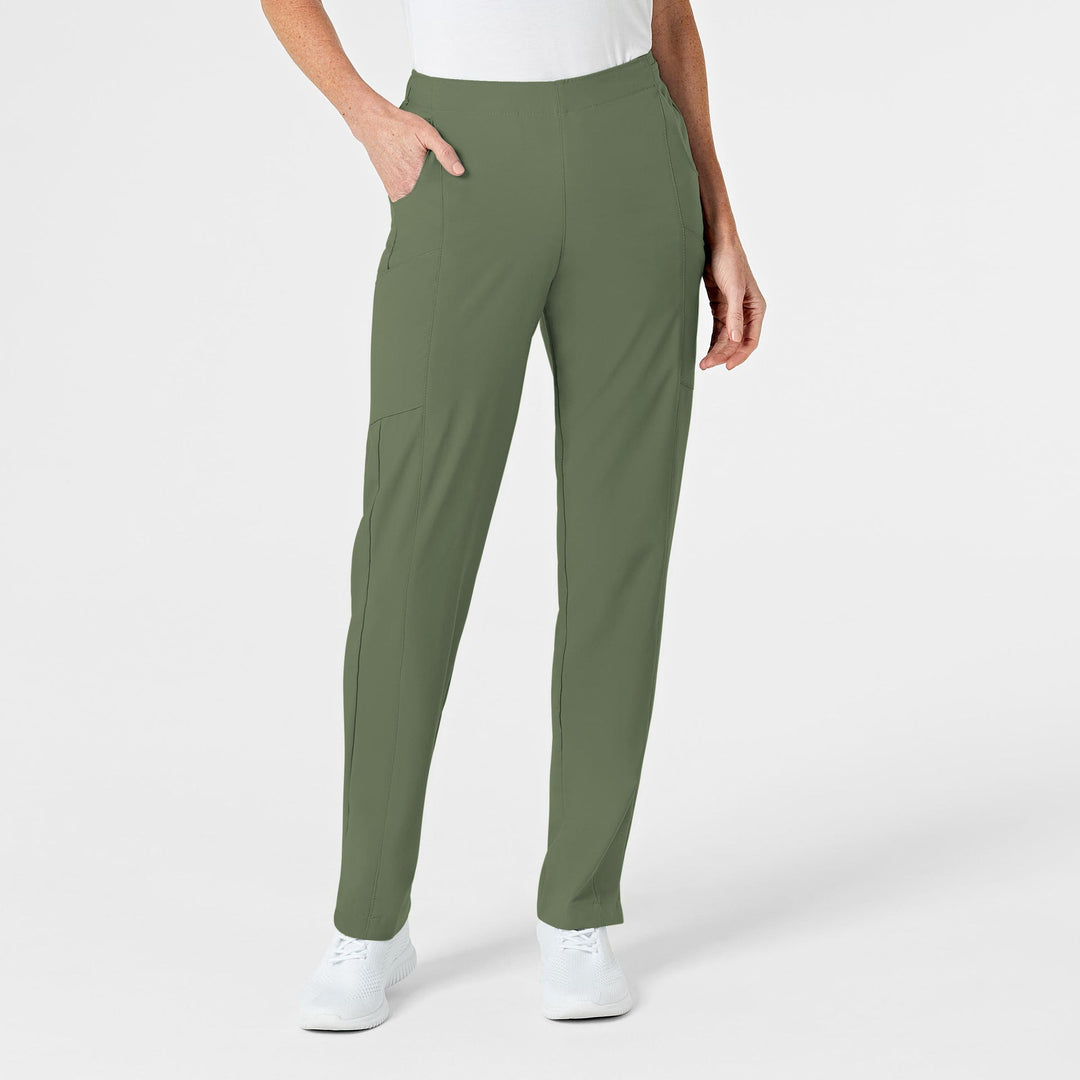 5155 - Womens Wink W123 Flat  Front Cargo Scrub Pant