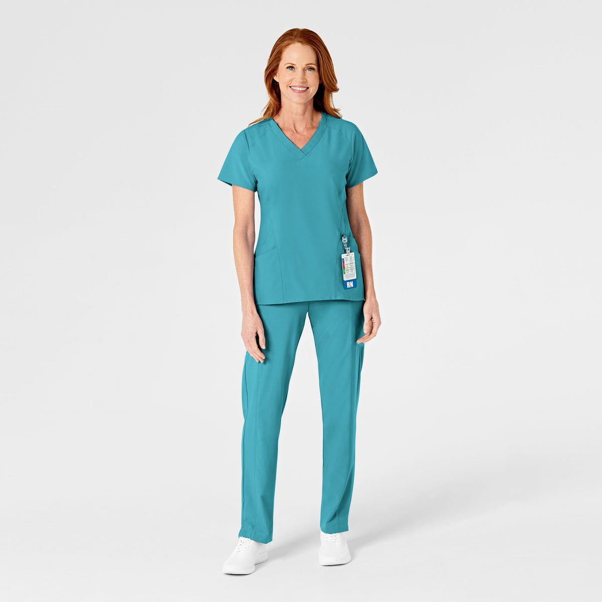 Teal - W123 Womens Cargo Pant Set