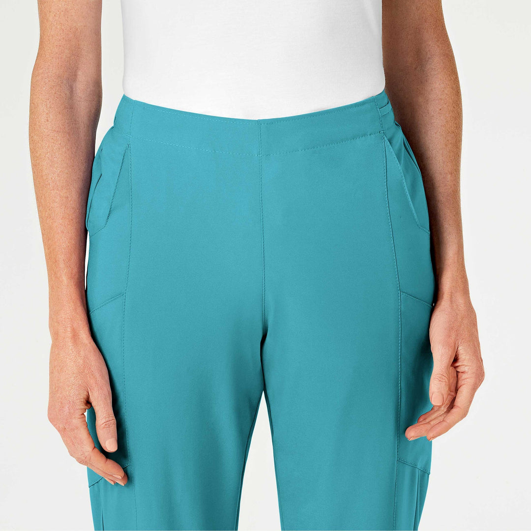 Teal - W123 Womens Cargo Pant Set