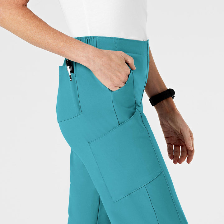Teal - W123 Womens Cargo Pant Set