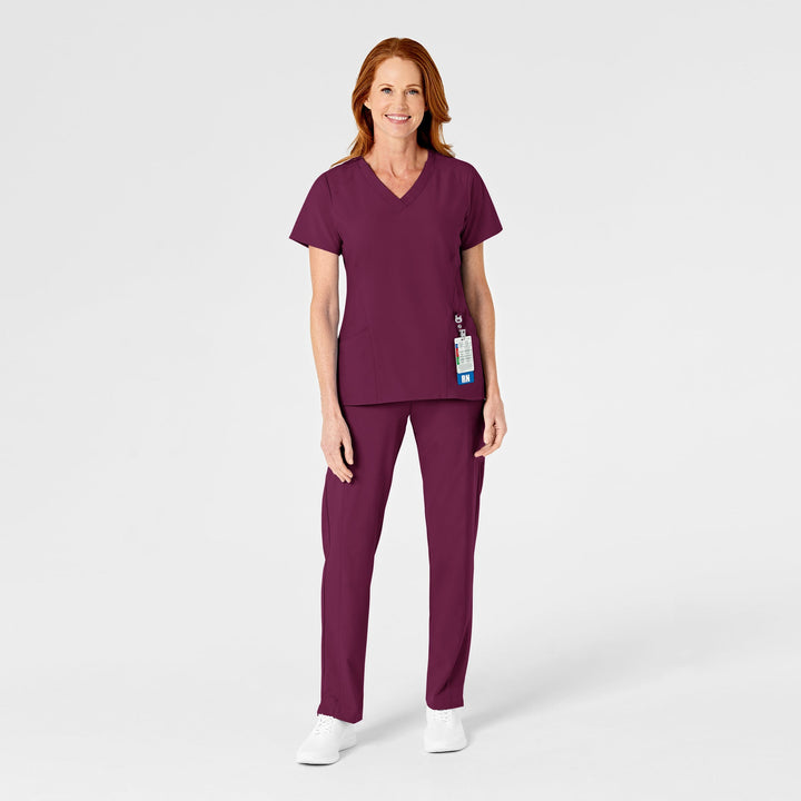 Wine - W123 Womens Cargo Pant Set