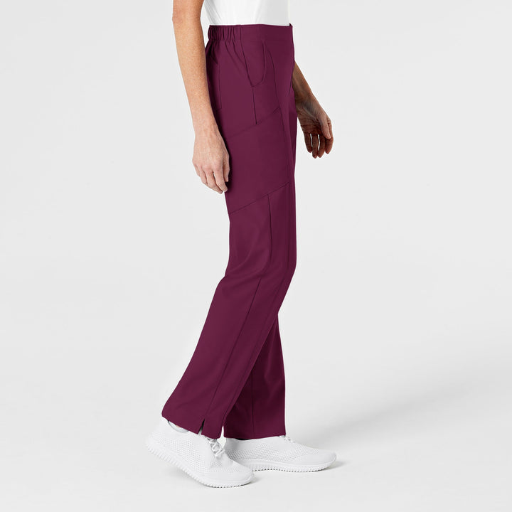 Wine - W123 Womens Cargo Pant Set