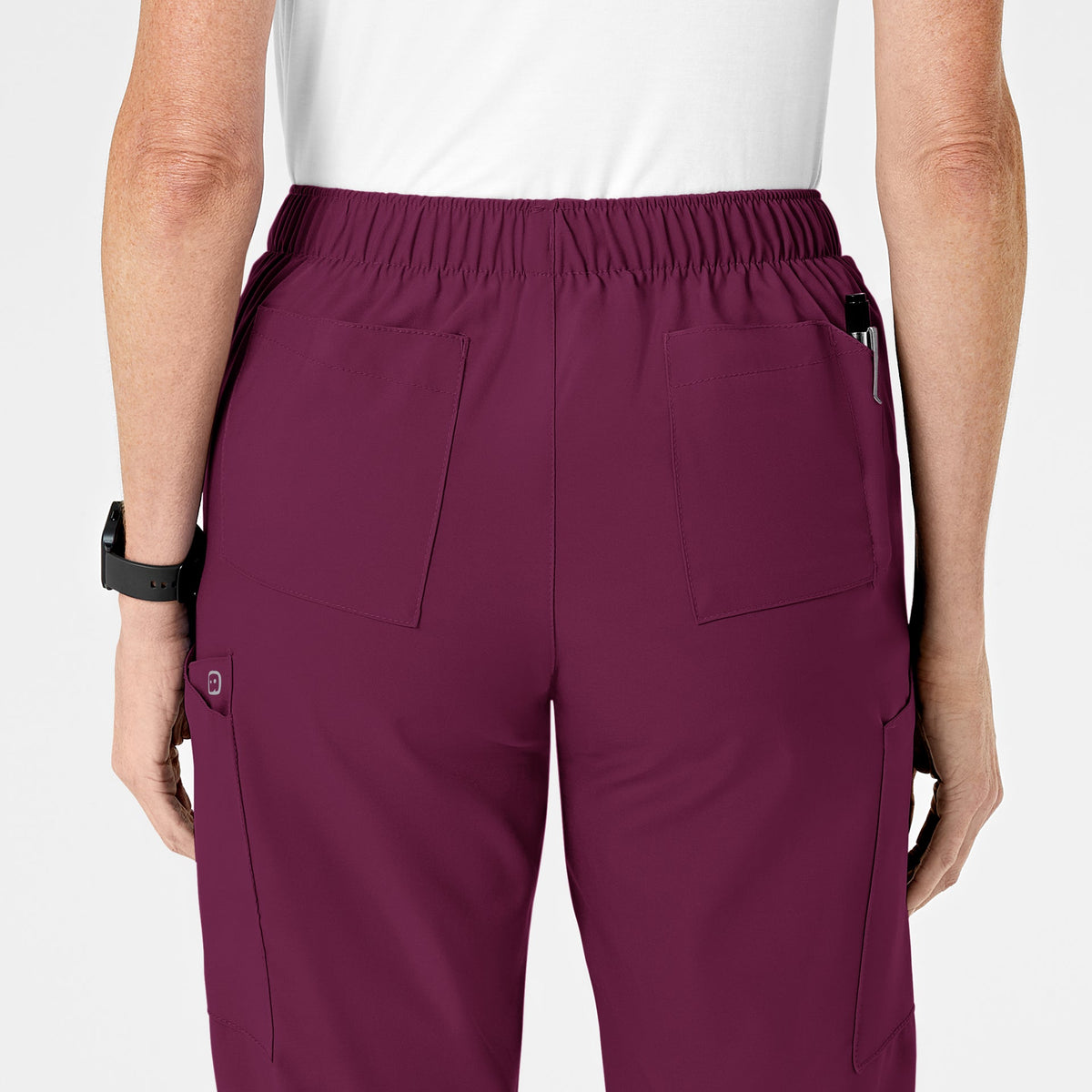 Wine - W123 Womens Cargo Pant Set