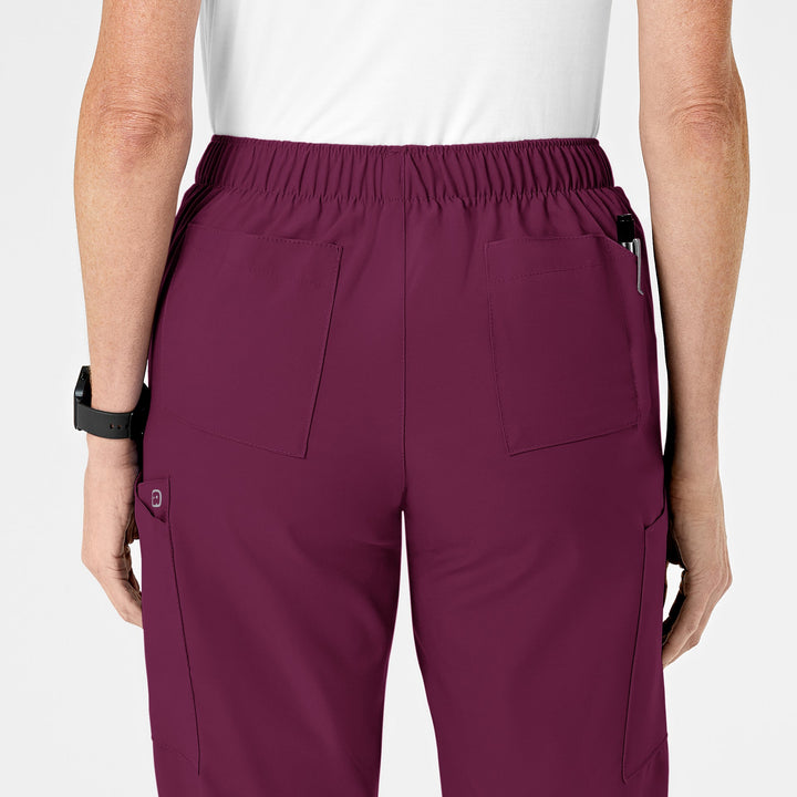 Wine - W123 Womens Cargo Pant Set