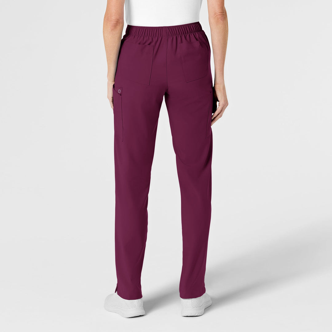 Wine - W123 Womens Cargo Pant Set