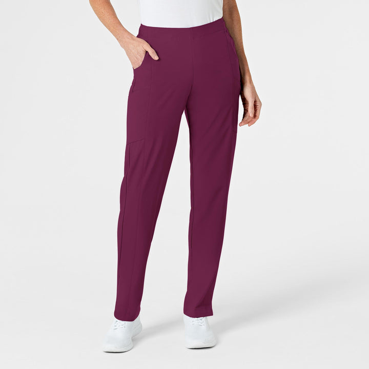 5155 - Womens Wink W123 Flat  Front Cargo Scrub Pant