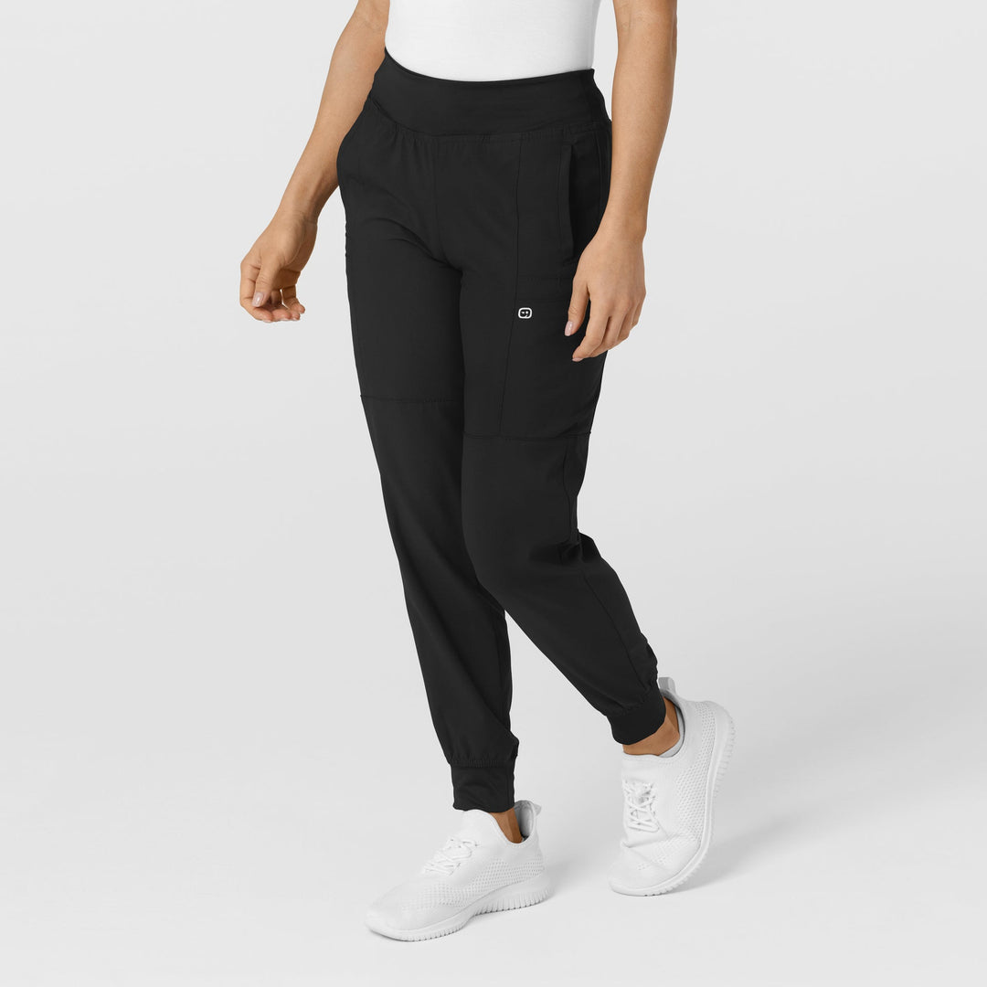 Black - W123 Womens Jogger Set