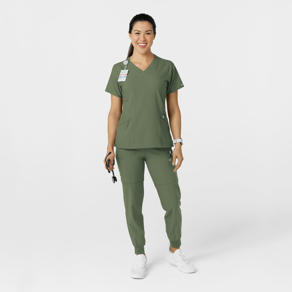 Olive - W123 Womens Jogger Set