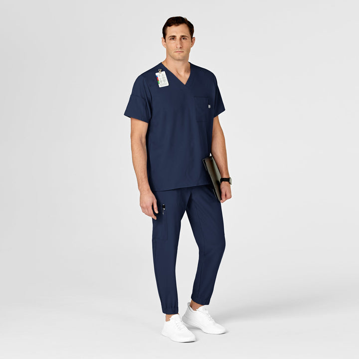 Navy - W123 Mens Jogger Set