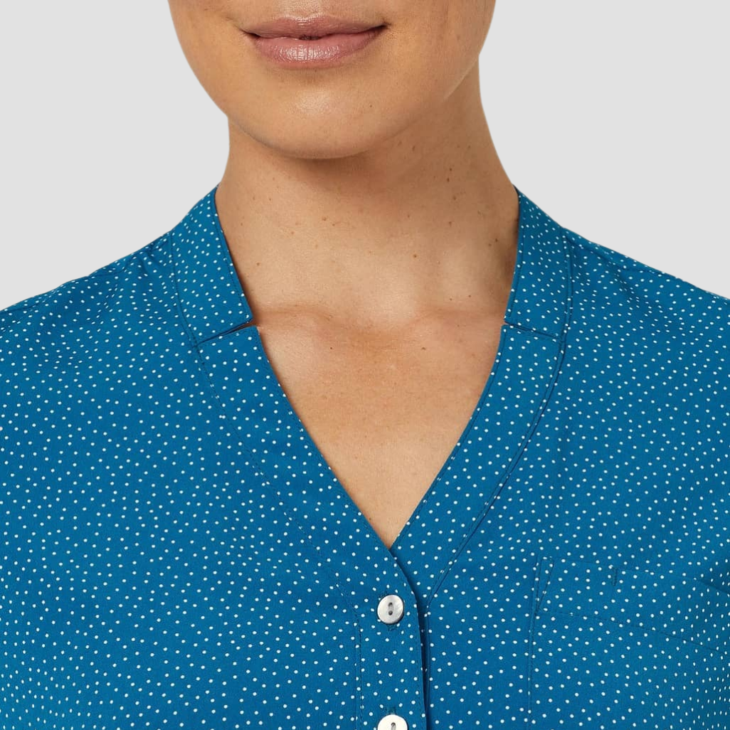 CAT9XP - Womens NNT Silvi Print Short Sleeve Tunic