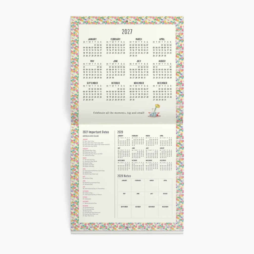 Twigseeds 2027 Wall Calendar
