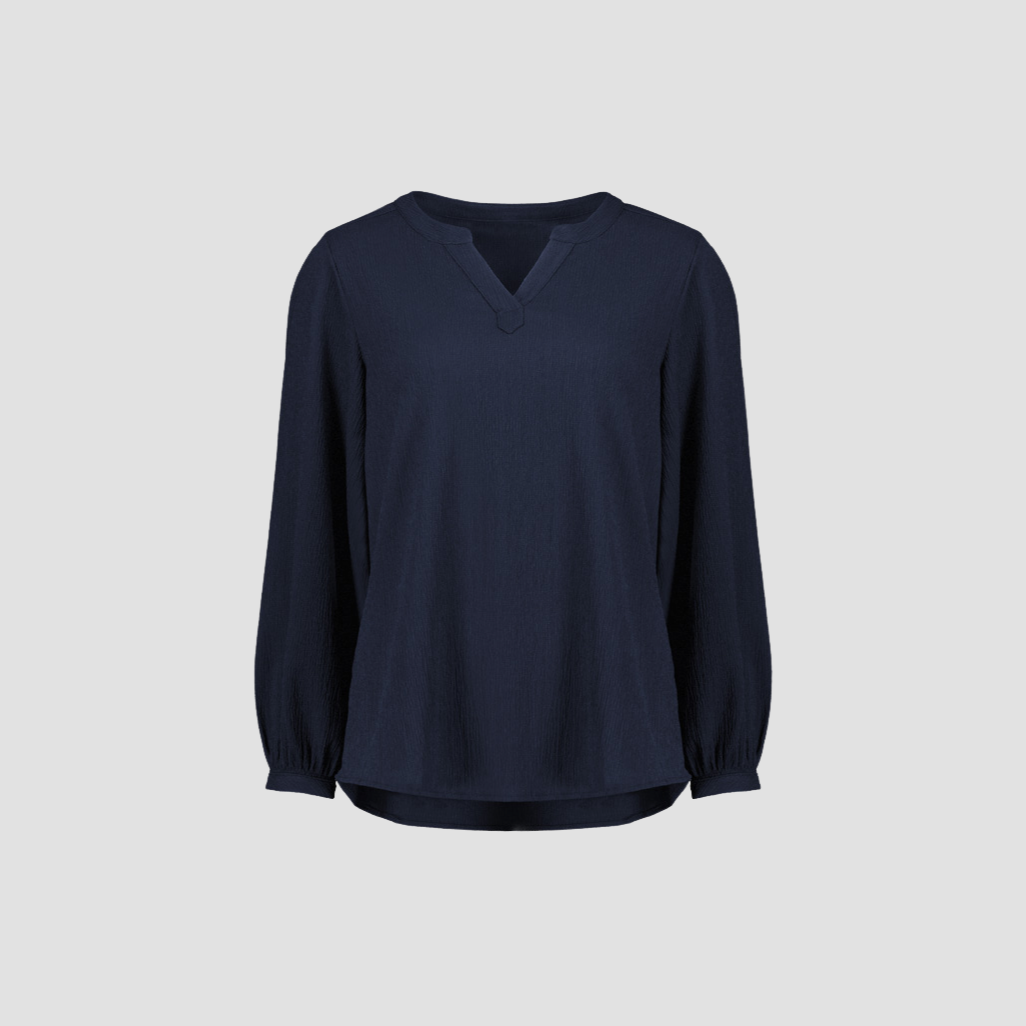 RU568LL - Womens Fashion Biz Ruché Long Sleeve Shirt