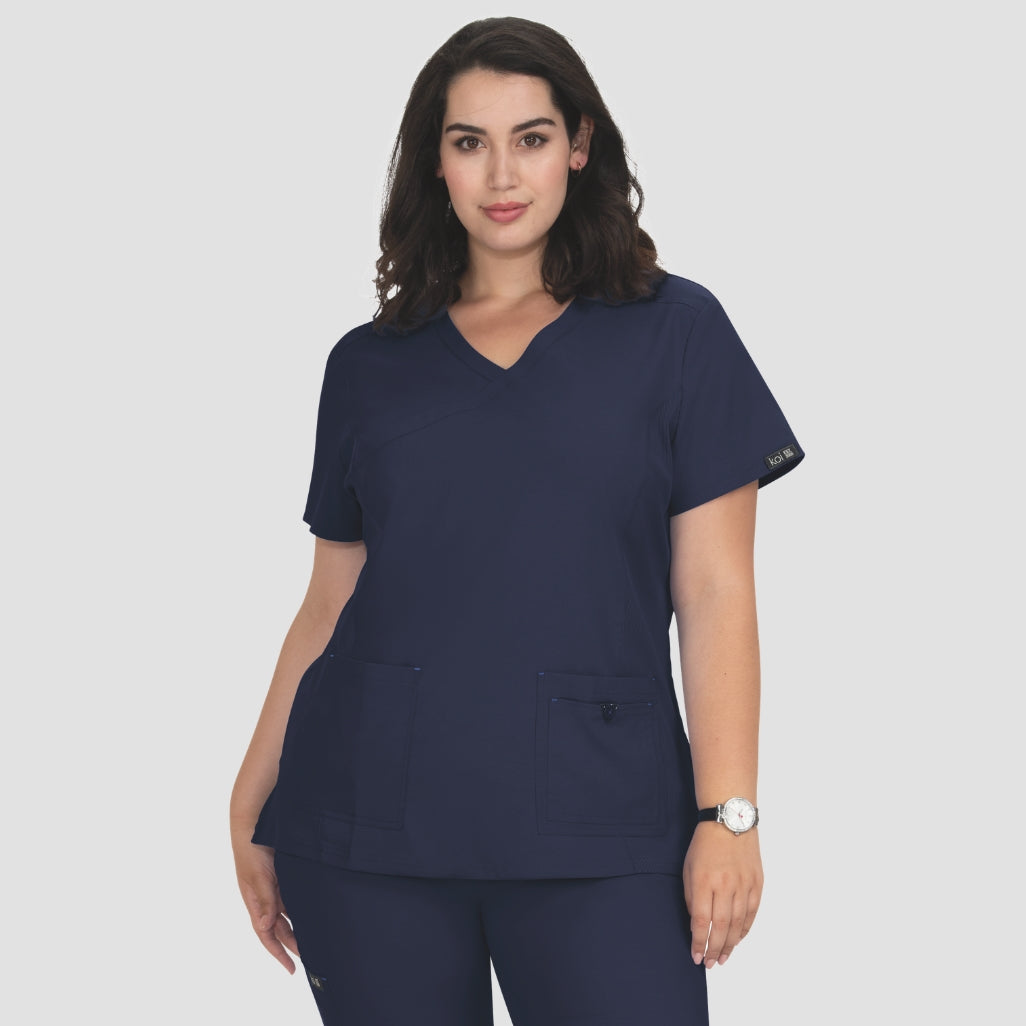 373 - Womens Koi Basics Becca Scrub Top