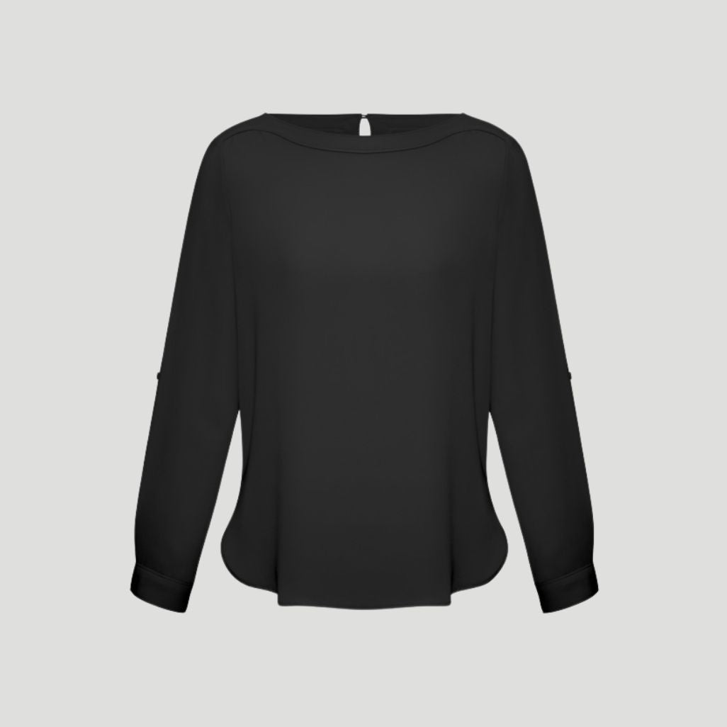 S828LL - Womens Fashion Biz Madison Boat Neck Top