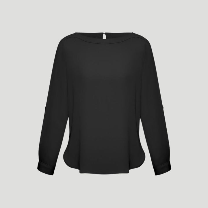 S828LL - Womens Fashion Biz Madison Boat Neck Top