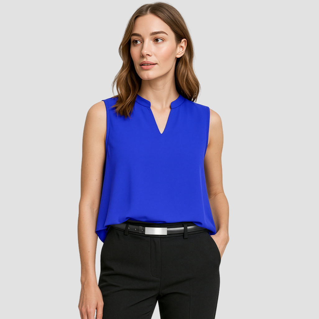 RB260LN - Womens Fashion Biz Seville Sleeveless Layered Blouse