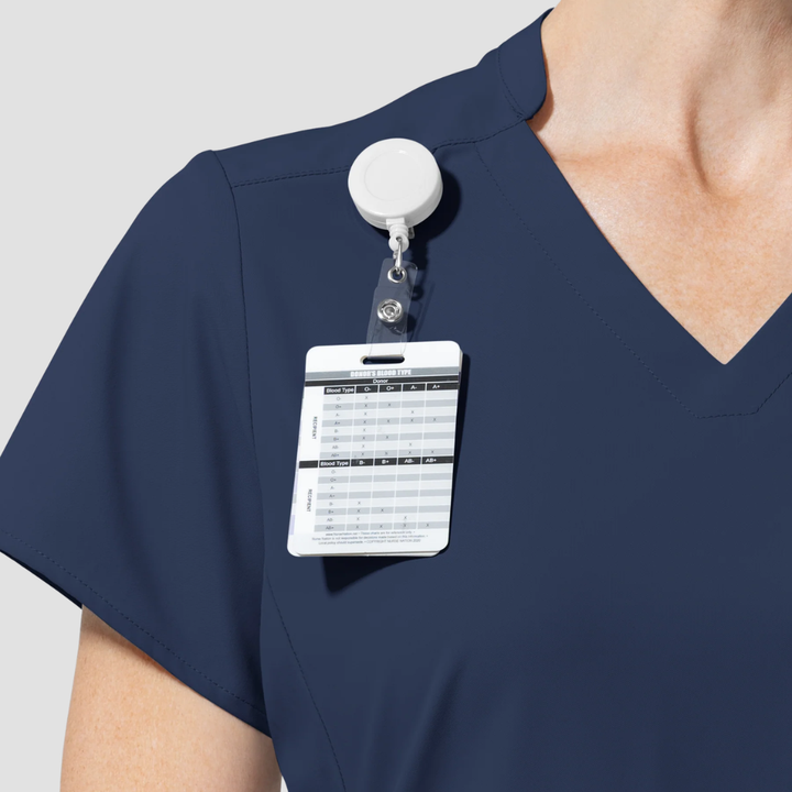 6270 - Womens Wink Waterproof Aura Allure V-Neck Scrub Top