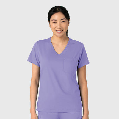 6151 - Women's Boundless Tuck-In Scrub Top - Fashion colours