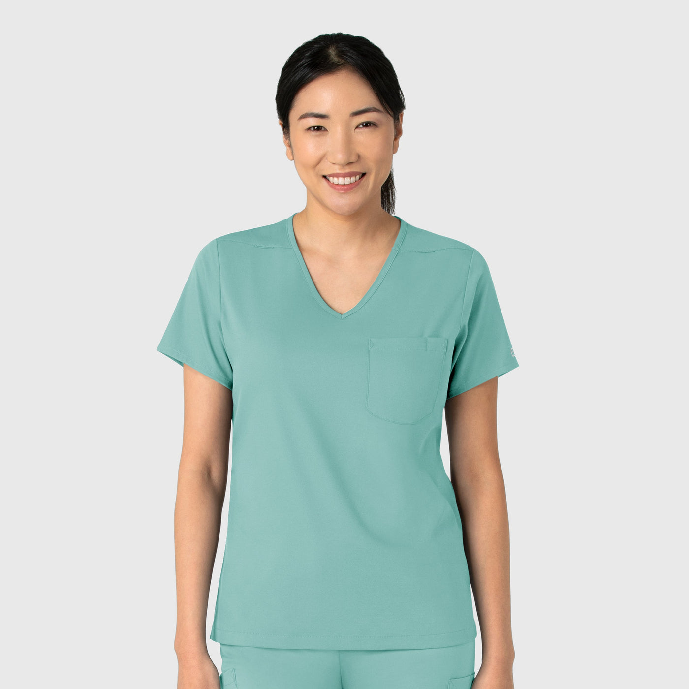 6151 - Women's Boundless Tuck-In Scrub Top - Fashion colours