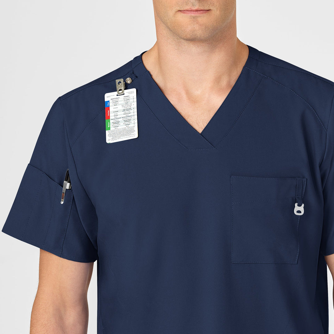 6355 - Mens Wonderwink W123 Scrub Top