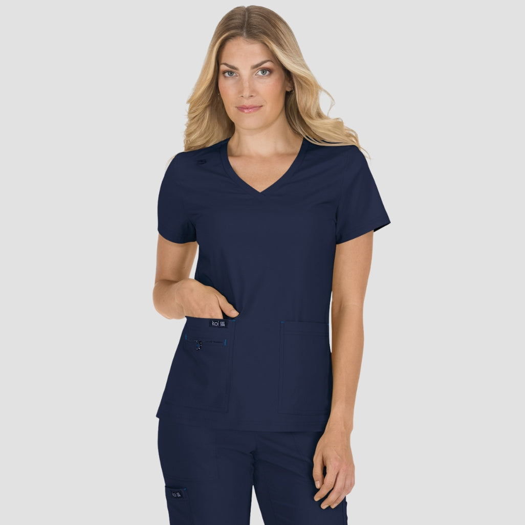 373 - Womens Koi Basics Becca Scrub Top