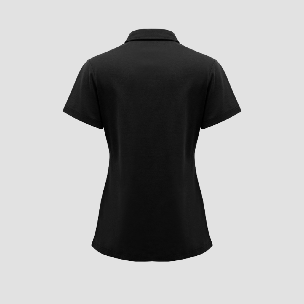 P515LS - Womens Fashion Biz Lotus Short Sleeve Polo