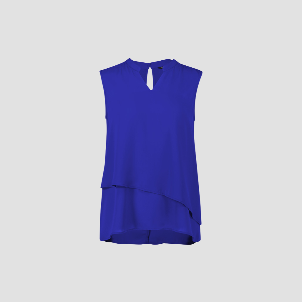 RB260LN - Womens Fashion Biz Seville Sleeveless Layered Blouse