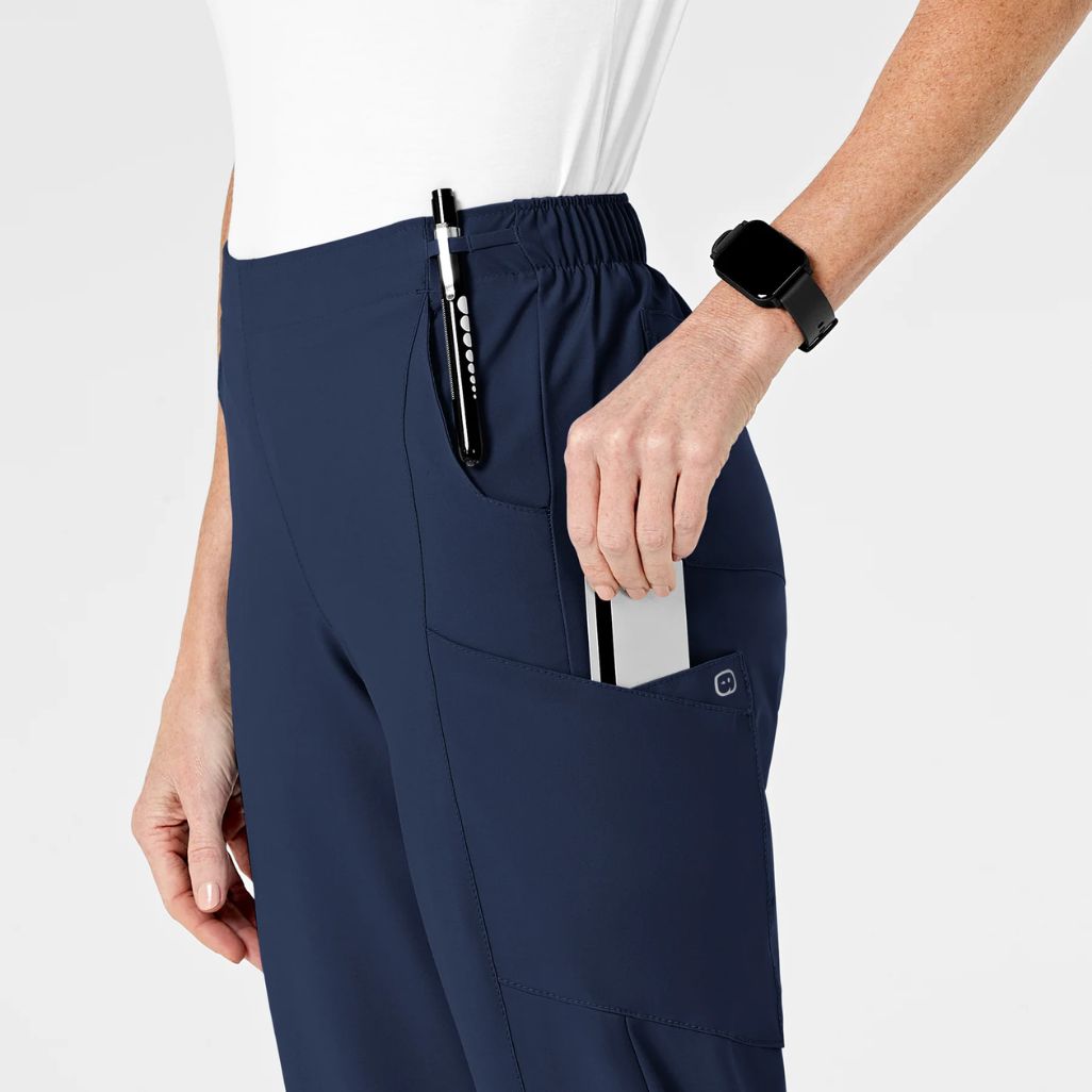 5155 - Womens Wink W123 Flat  Front Cargo Scrub Pant