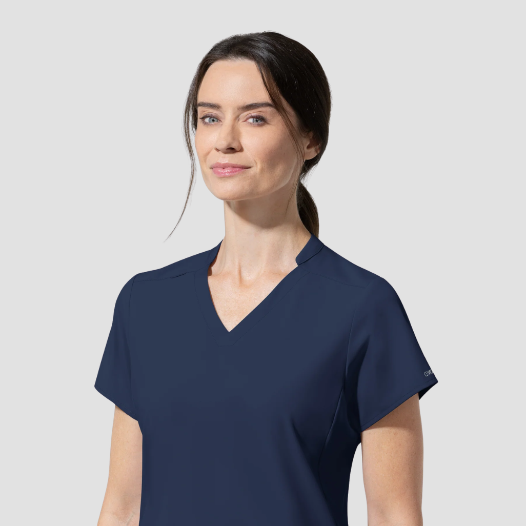 6270 - Womens Wink Waterproof Aura Allure V-Neck Scrub Top