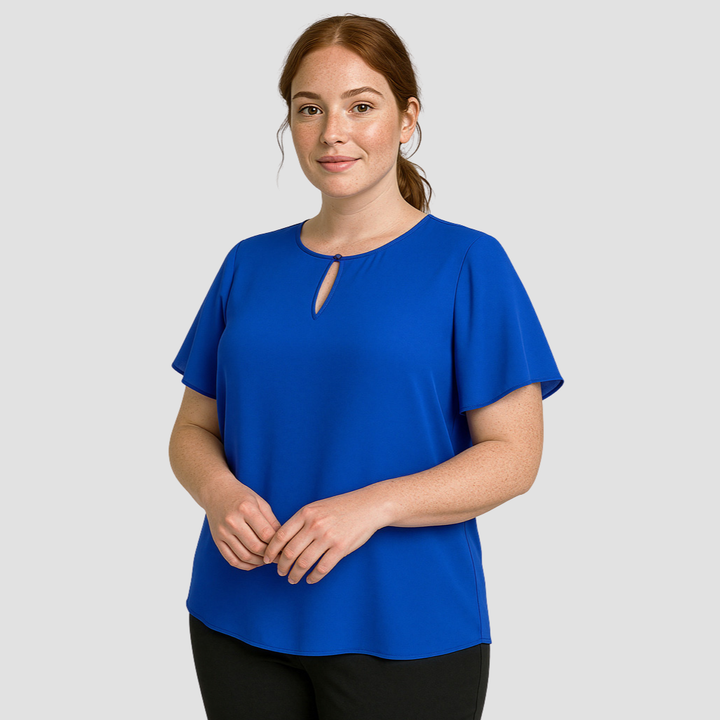 RB261LS- Womens Fashion Biz Vienna Short Sleeve Blouse