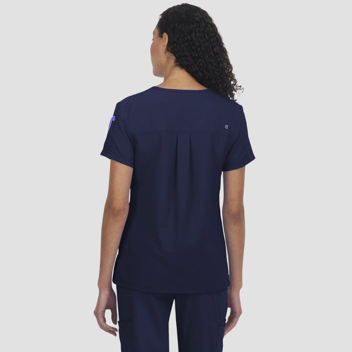 C100 - Womens Koi Cureology Aura Scrub Top