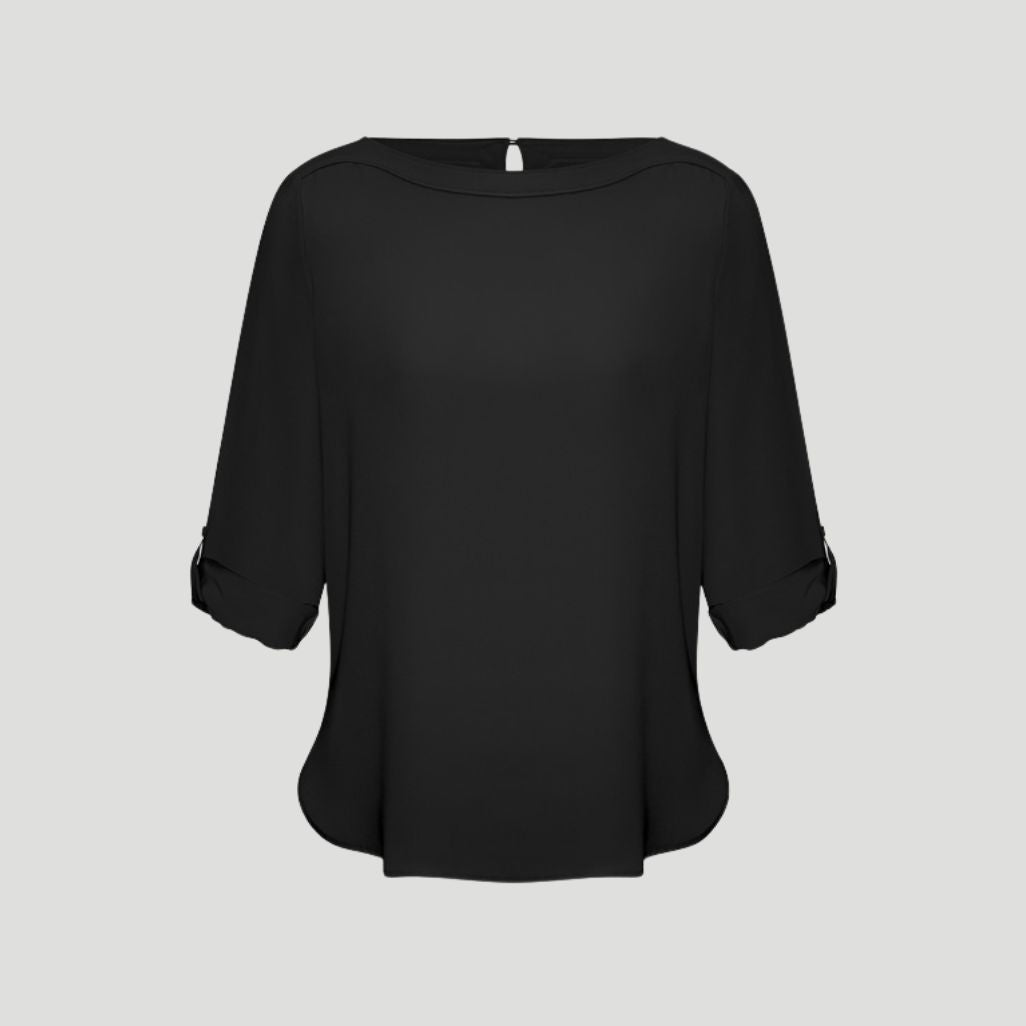 S828LL - Womens Fashion Biz Madison Boat Neck Top