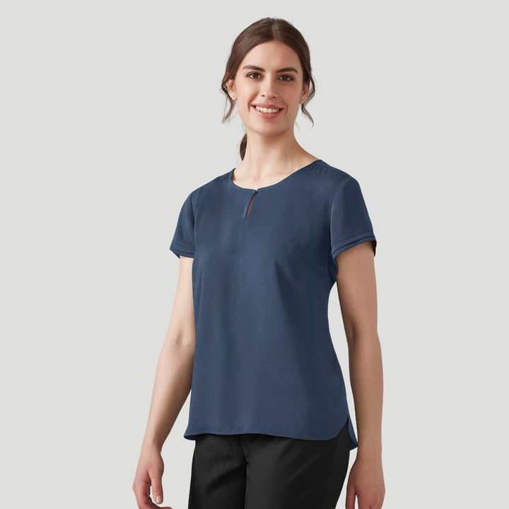RU569LS - Womens Fashion Biz Evelyn Short Sleeve Blouse