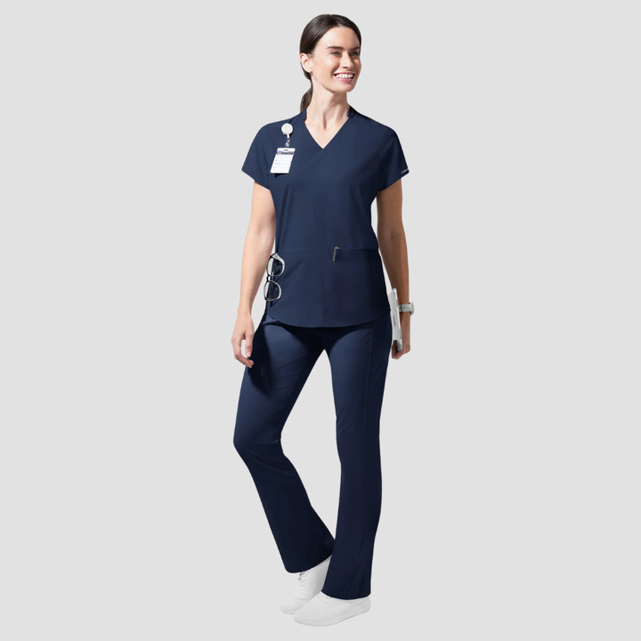 6270 - Womens Wink Waterproof Aura Allure V-Neck Scrub Top