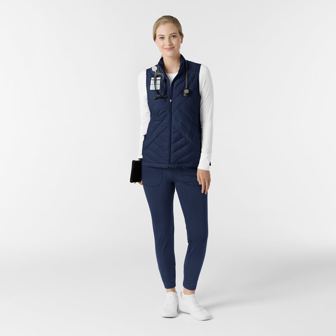 8277 - Womens Wink Quilted Scrub Vest