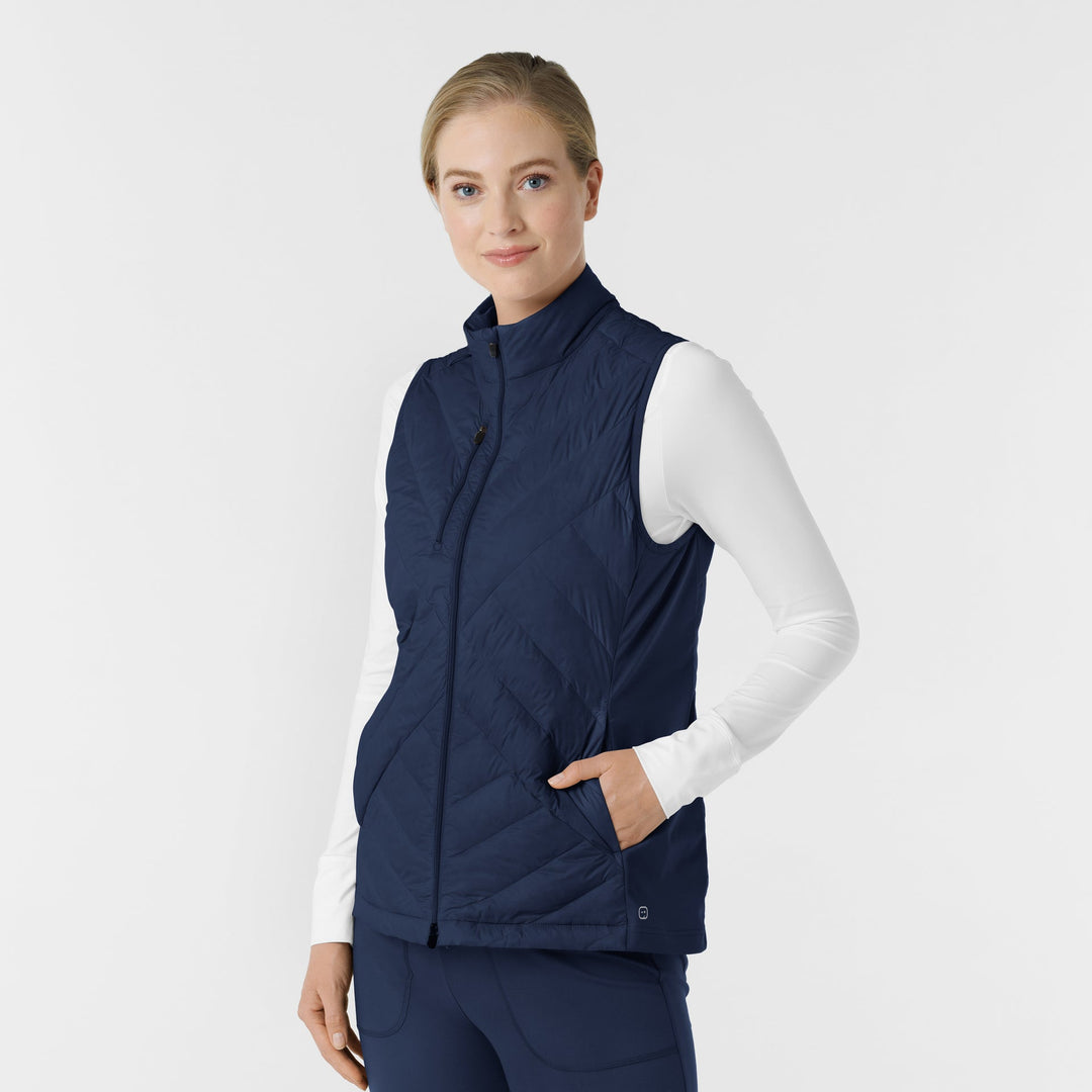 8277 - Womens Wink Quilted Scrub Vest