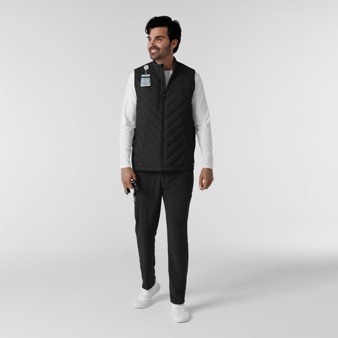 8377 - Mens Wink Quilted Scrub Vest